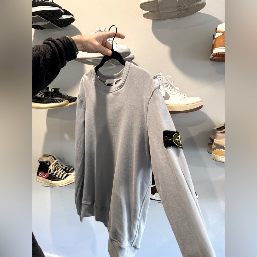 Stone Island Sky Blue Crew Neck